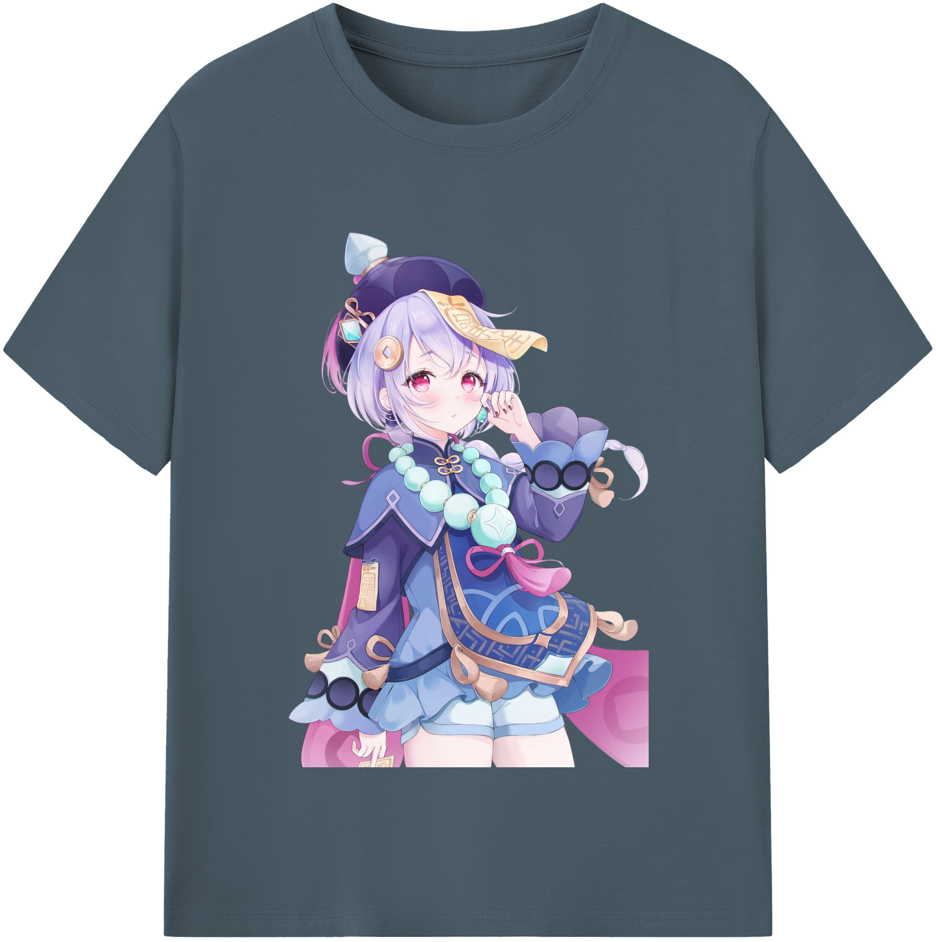げんし神 七七 なな  genshin Nana 綿100％半袖Tシャツ（フロントプリント）